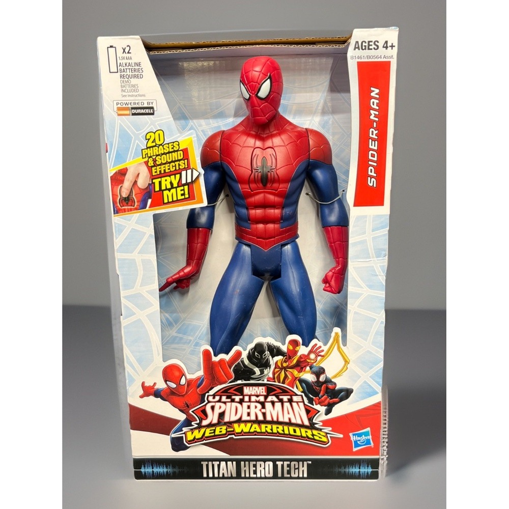 Marvel Ultimate Spider-Man Web Warriors Titan Hero Tech Electronic Spider-Man